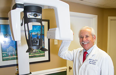 Dr. Levine with 3D CT Scanner